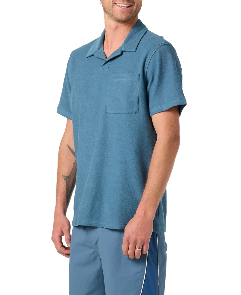 O'Neill Men's Knit Camp Collar Polo Shirt