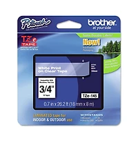 Brother P-Touch TZE145 TZe 0.7 in. x 26.2 ft. Standard Adhesive Laminated Labeling Tape