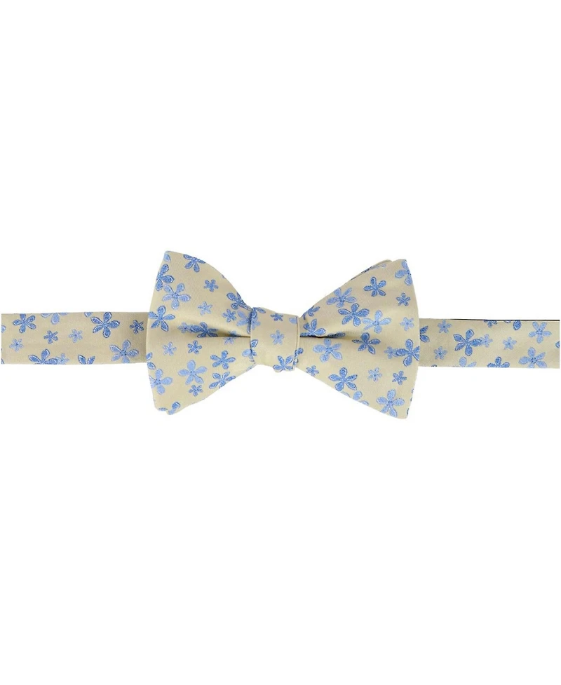 Trafalgar Men's Weldon Floral Silk Suspenders and Bow Tie Bundle