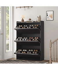 gaomon Entryway Wooden Shoe Cabinet