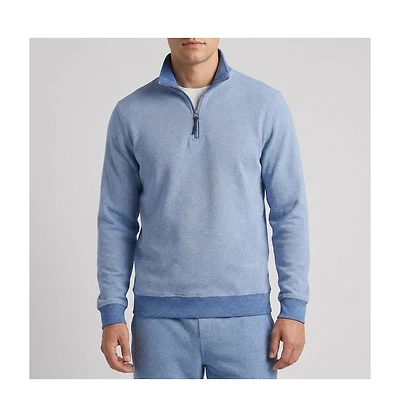 Surfsidesupply Men's Bobby Stripe Fleece Quarter Zip