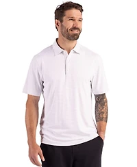 Cutter & Buck Men's Forge Eco Fine Line Stripe Recycled Polo