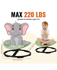 Mecale Kids Swivel Sensory Chair with Non-Slip Base, 220 lb Capacity