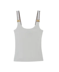 Reiss Women's Stretch-Cotton Hardware-Detail Vest