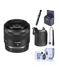 Canon Rf 35mm f/1.8 Macro Is Stm Lens, Bundle with ProOptic 52mm FIlter Kit, Cleaning Kit, Lens Cleaner, Lens Pouch, Lens Cap Tether