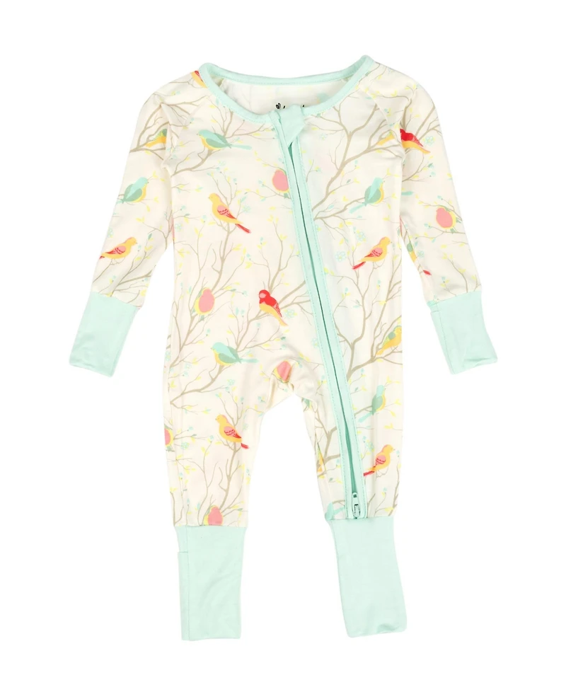 Leveret Baby Matching Family One-Piece Cooling Bamboo Viscose Footed Pajamas