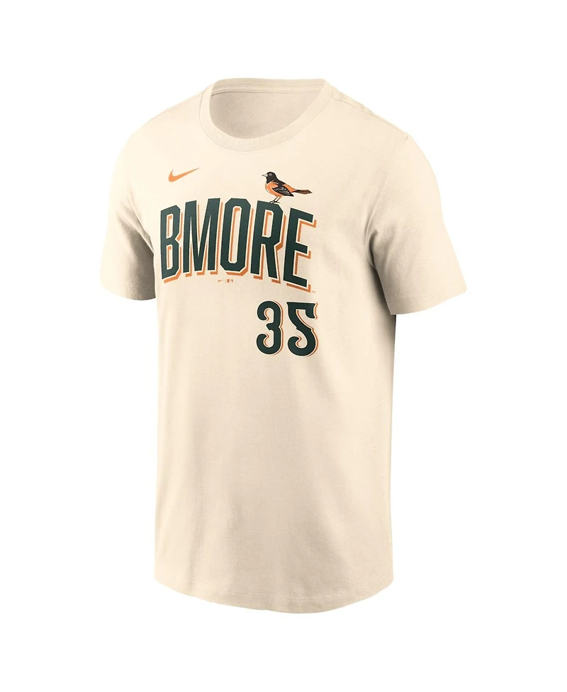 Nike Men's Adley Rutschman Natural Baltimore Orioles 2026 City Connect Name Number T-Shirt