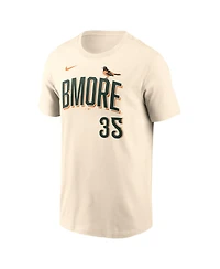 Nike Men's Adley Rutschman Natural Baltimore Orioles 2026 City Connect Name Number T-Shirt