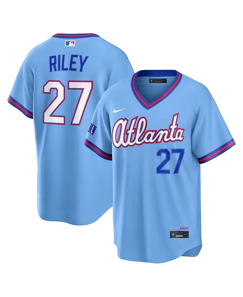 Nike Men's Austin Riley Powder Blue Atlanta Braves 2026 City Connect Stadium Jersey