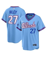 Nike Men's Austin Riley Powder Blue Atlanta Braves 2026 City Connect Stadium Jersey