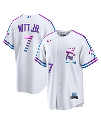 Nike Men's Bobby Witt Jr. White Kansas City Royals 2026 Connect Stadium Jersey