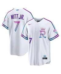 Nike Men's Bobby Witt Jr. White Kansas City Royals 2026 Connect Stadium Jersey