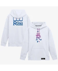 Nike Men's White Kansas City Royals 2026 Connect Authentic Collection Therma-fit Hoodie