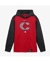 Nike Men's Red/Black Cincinnati Reds 2026 City Connect Authentic Collection Therma-fit Hoodie