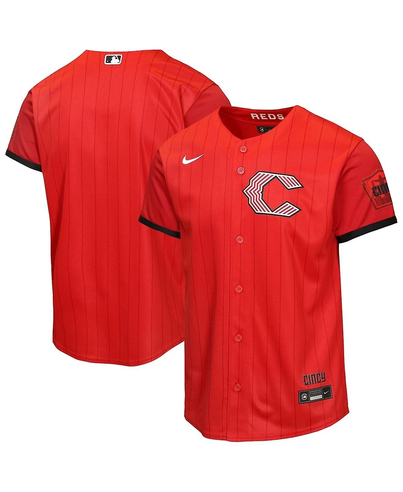 Nike Big Boys and Girls Red Cincinnati Reds 2026 City Connect Stadium Jersey