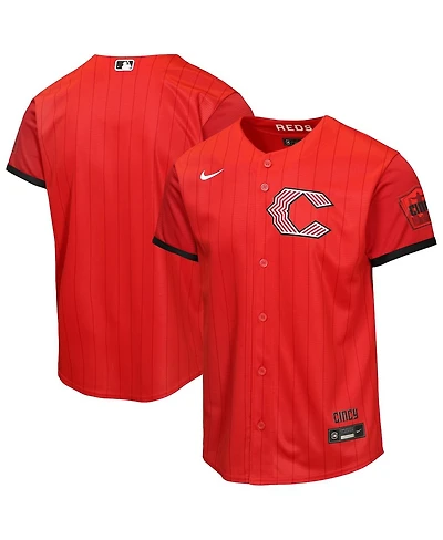 Nike Big Boys and Girls Red Cincinnati Reds 2026 City Connect Stadium Jersey