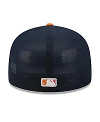 New Era Men's Cream/Navy San Diego Padres 2026 City Connect Batting Practice 59FIFTY Fitted Hat
