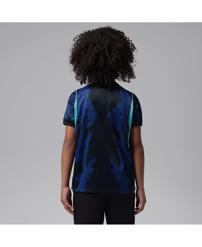 Jordan Preschool Blue Brazil National Team 2026 Dri-fit Replica Jersey