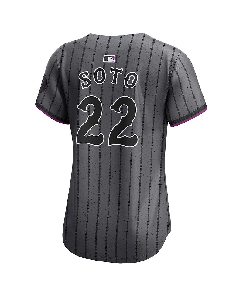Nike Women's Juan Soto Gray New York Mets City Connect Limited Jersey