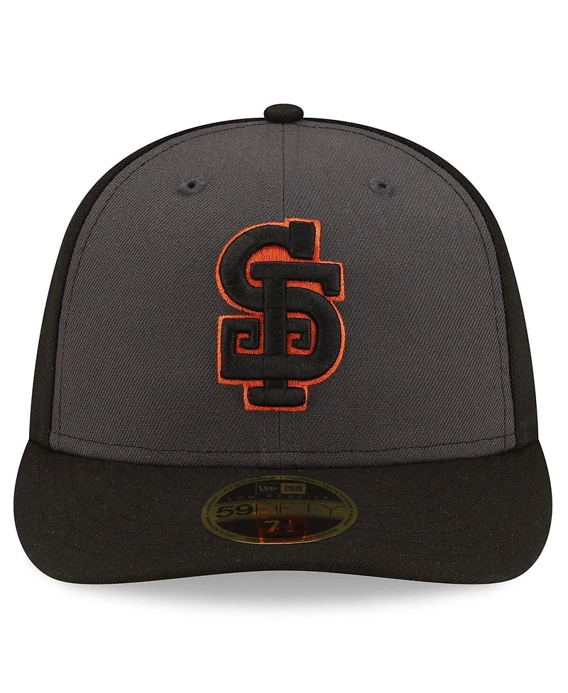 New Era Men's Gray/Black San Francisco Giants Authentic Collection Alternate Low Profile 59FIFTY Fitted Hat