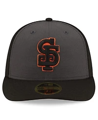 New Era Men's Gray/Black San Francisco Giants Authentic Collection Alternate Low Profile 59FIFTY Fitted Hat