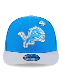 New Era Men's Blue/Silver Detroit Lions 2026 Nfl Draft On Stage Pre-Curved 9FIFTY Snapback Hat