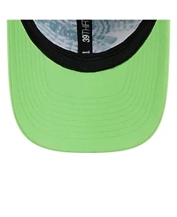 New Era Men's College Navy/Neon Green Seattle Seahawks 2026 Nfl Draft 39THIRTY M-Crown Flex Hat
