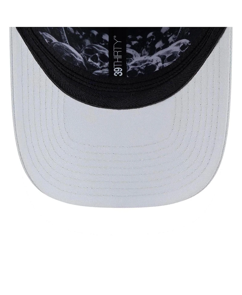 New Era Men's Black/Silver Las Vegas Raiders 2026 Nfl Draft 39THIRTY M-Crown Flex Hat