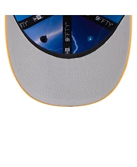 New Era Men's Powder Blue/Gold Los Angeles Chargers 2026 Nfl Draft On Stage Pre-Curved 9FIFTY Snapback Hat