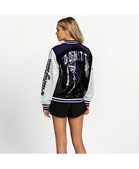 The Wild Collective Women's Black Golden State Valkyries Sequin Jacket