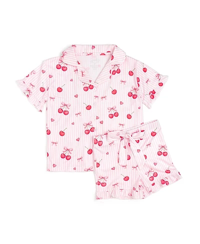 Sweet Wink Little Girls Cherry Bows Lounge Set