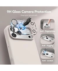 Gonez Magnetic for iPhone 17 Pro Case, Compatible with MagSafe, Liquid Silicone Anti-Scratch Shockproof Protective Phone Case 6.3 inch, Stone