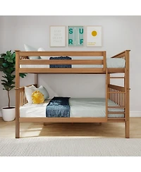 Max and Lily Classic Queen over bunk bed
