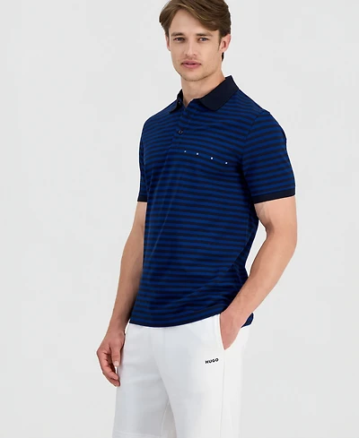 Hugo by Boss Men's Demspolo Striped Polo Shirt