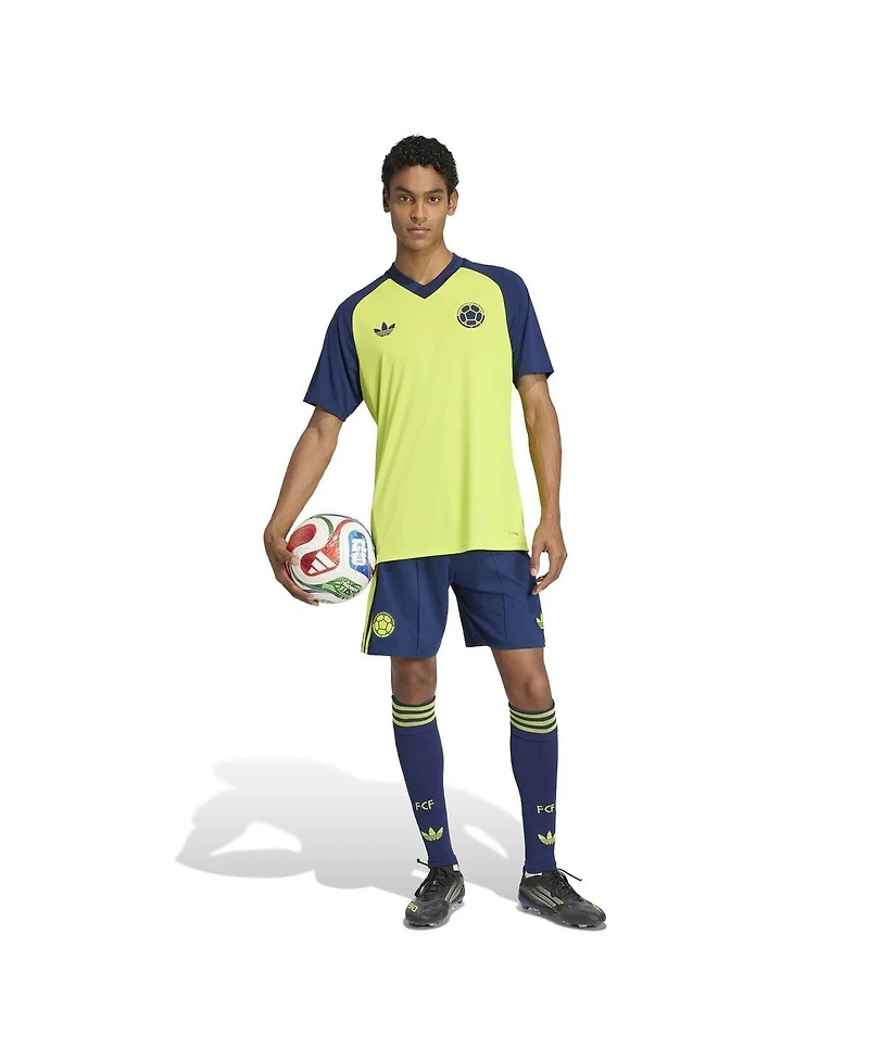 Adidas Men's Yellow Colombia National Team 2026 Pre-Match Jersey
