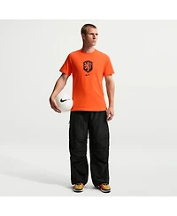 Nike Men's Orange Netherlands National Team Crest T-Shirt