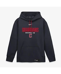 Nike Men's Navy Cleveland Guardians Authentic Collection Therma-fit Hoodie