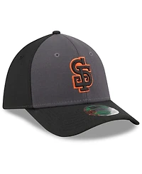 New Era Men's Gray/Black San Francisco Giants Player Replica Alternate 39THIRTY Flex Hat