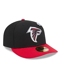 New Era Men's Black/Red Atlanta Falcons 2026 Nfl Draft Pre-Curved 59FIFTY Fitted Hat