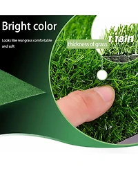 Aronkl Dog Grass Pad Artificial Potty Training Mat Indoor Outdoor Easy Clean