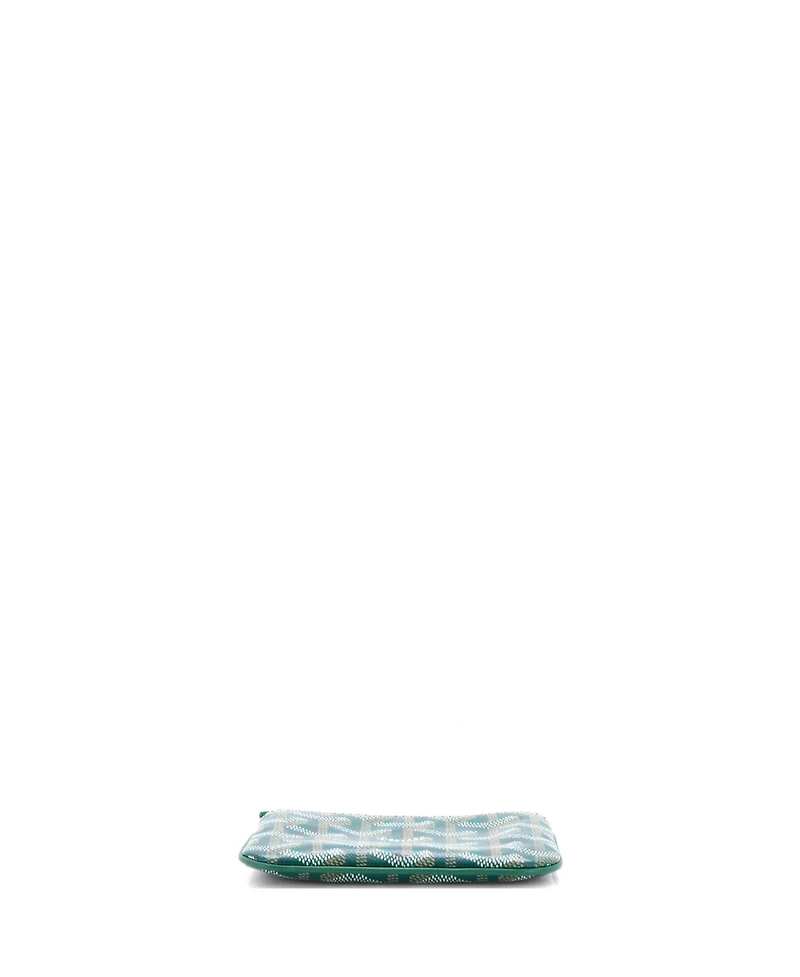 Pre-Owned Goyard Nano Senat Zip Key Pouch Coated Canvas