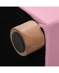 Gouun Kids Princess Armrest Lounge Chair with Pvc Upholstery