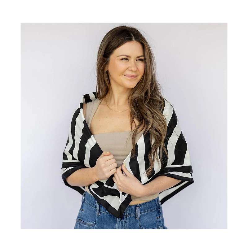 Headbands of Hope Women's Satin Striped Headscarf