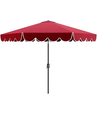 Sugift 10 ft Patio Market Umbrella with Crank and Tilt Adjustment