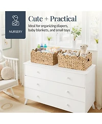 Best Choice Products Scalloped Shelf Baskets, Woven Storage Bins