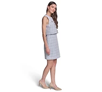Karl Lagerfeld Paris Women's Tweed Popover Top Dress