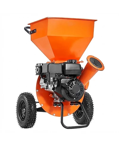 Sugift Wood Chipper Shredder, 7 Hp, 3" Max Diameter, Gas Powered for Landscaping