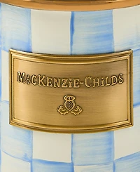 MacKenzie-Childs Sky Check Demi Canister