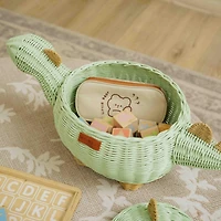 Momiji Dinosaur Handcrafted Rattan Storage Basket