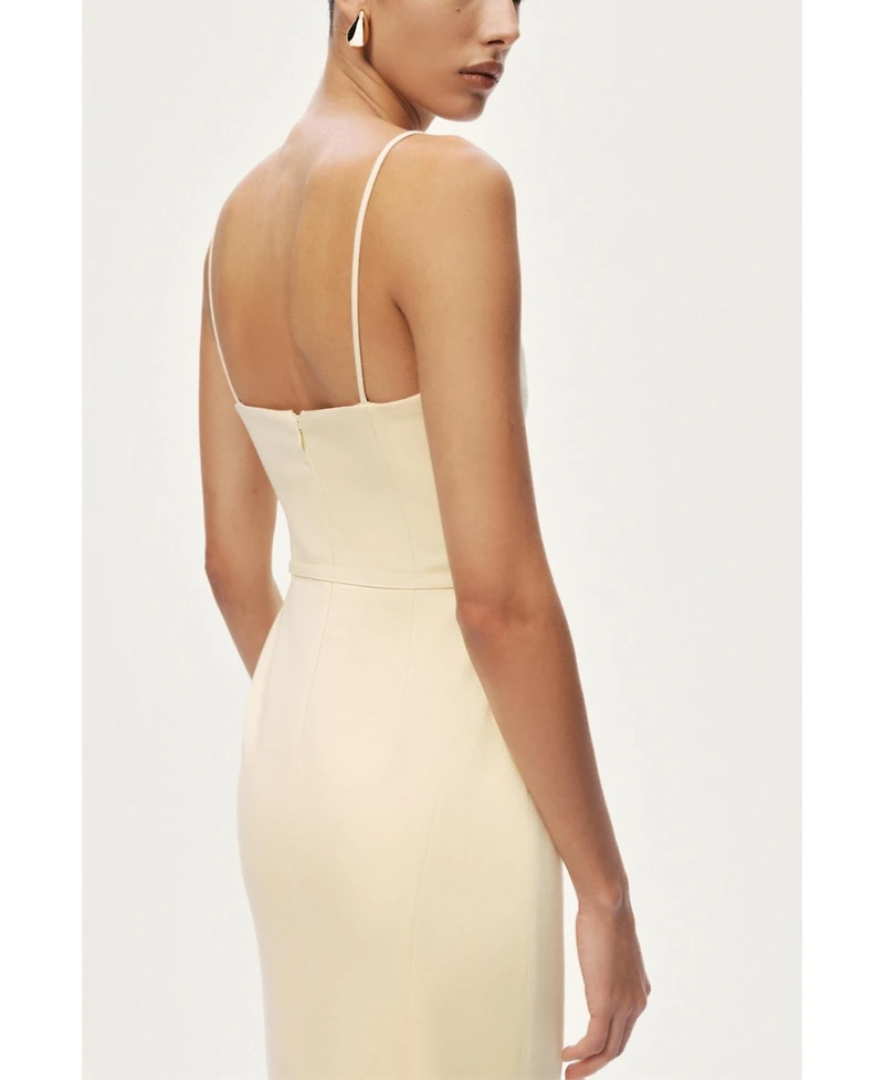 Nocturne Women's Strappy Belted Midi Dress